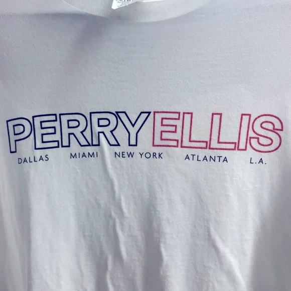 Vintage 90s Perry Ellis America T-shirt - Picture 1 of 3